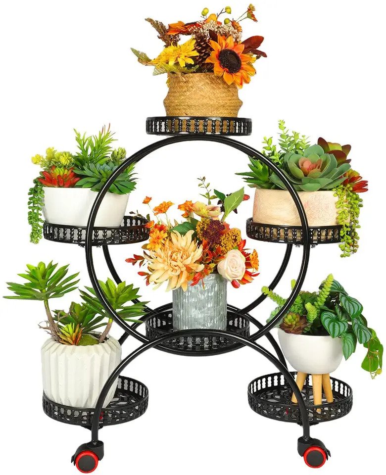 CIRCLE SHAPE 4 TIER POT STAND – Awegreenn